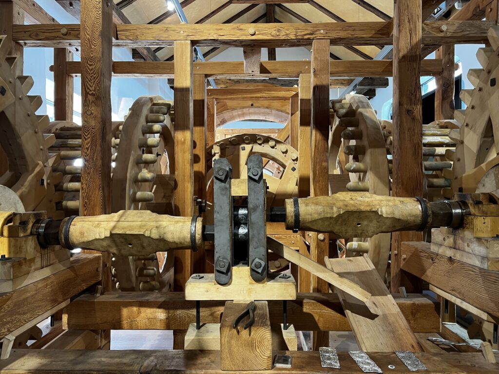 Münzprägemaschine im Münzmuseum